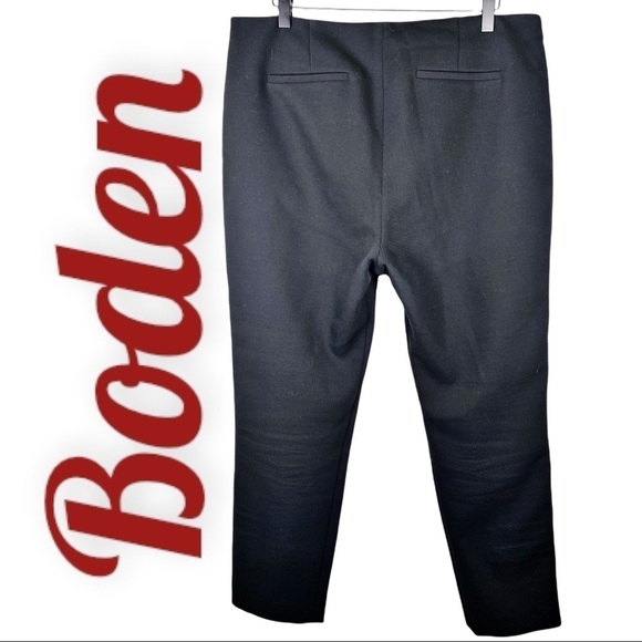 BODEN WOOL COTTON REVERSE STITCH ANKLE PANTS‎ NORMCORE PREPPY OFFICE, SIZE 10 - Picture 9 of 10